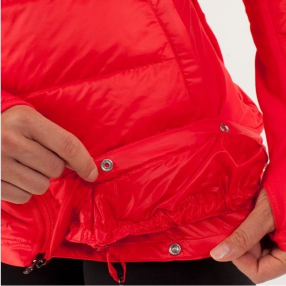 RELISTED.  NWT Lululemon RUN: What The Fluff Jacket Love Red 8 - Picture 7 of 15